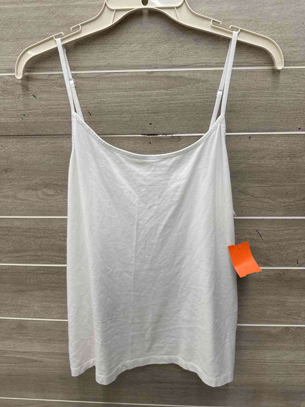 Time & Tru Size XL White Womens Tank Top
