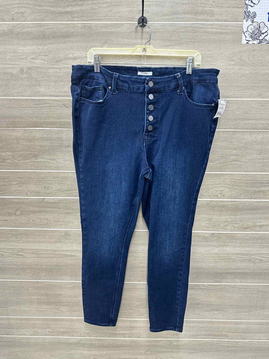 Maurices Blue Womens Women Size 16 Jeans