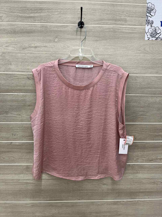 Calvin Klein Pink Womens Women Size XL Tank Top