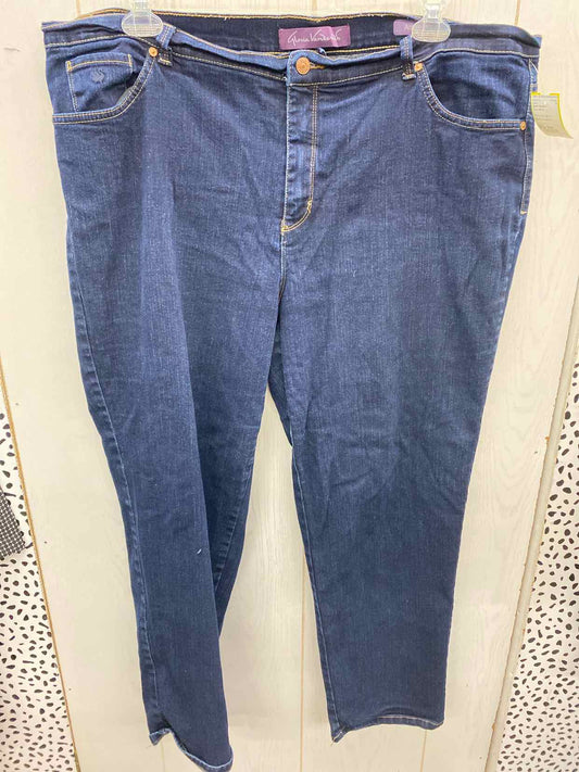 Gloria Vanderbilt Blue Womens Size 20W Jeans