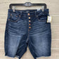 Time & Tru Blue Womens Women Size 8 Shorts
