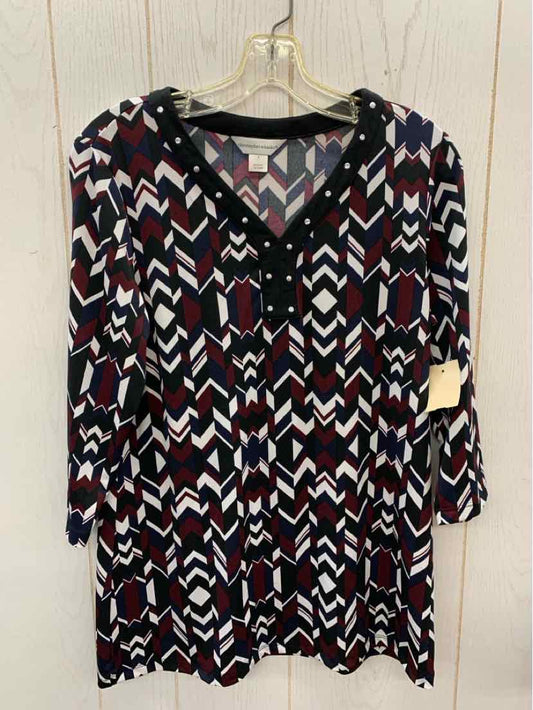 Christopher & Banks Burgundy Womens Size Small Shirt