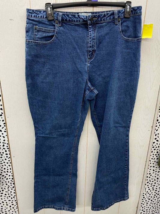 CJ Banks Blue Womens Size 18W Jeans