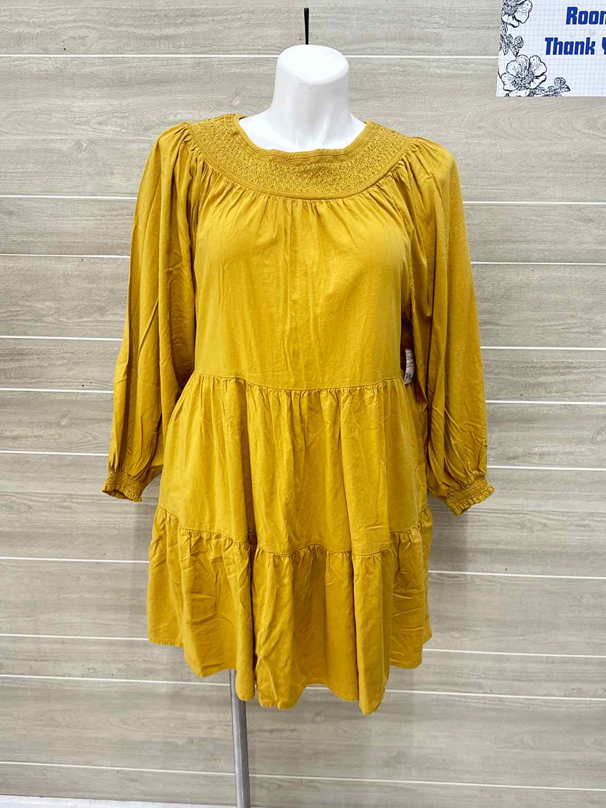 Old Navy Mustard Womens Women Size 14 Dress