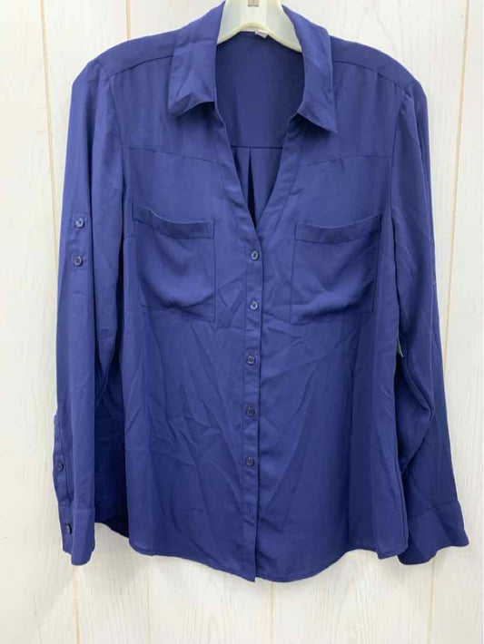 Express Blue Womens Size M Shirt