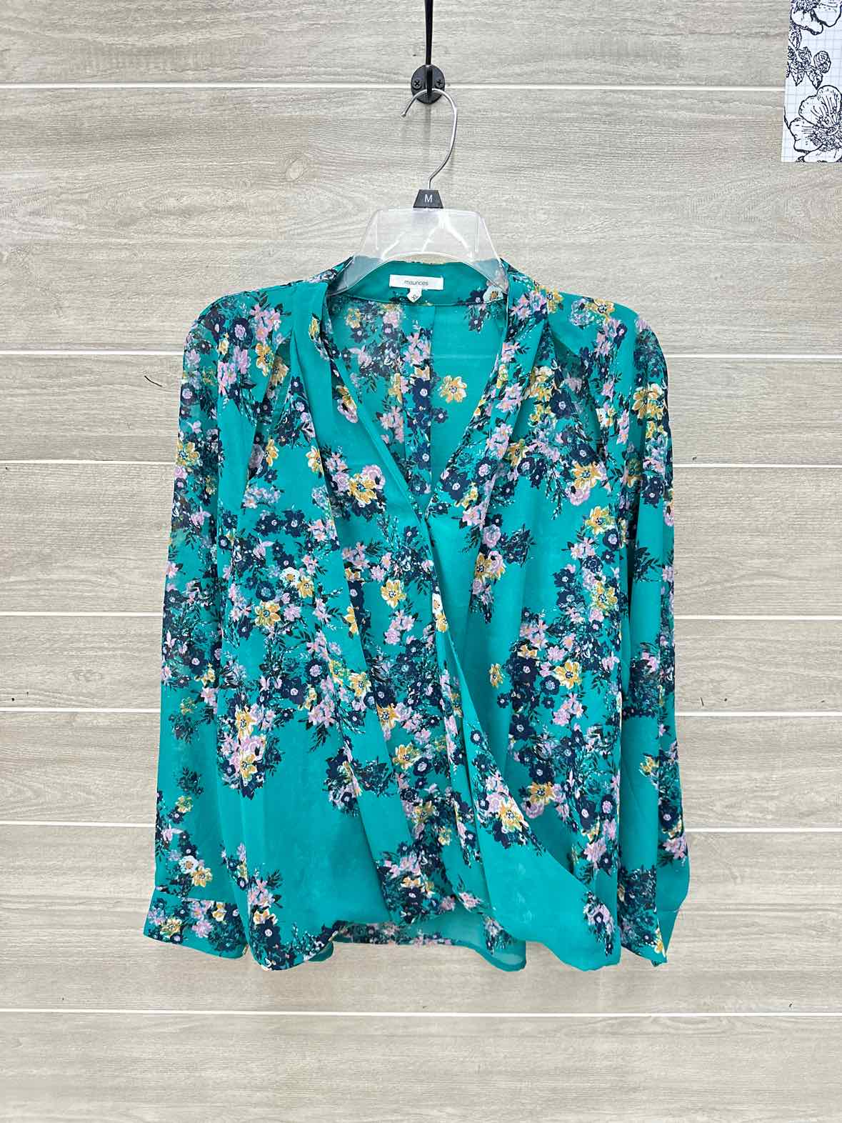 Maurices Size XL Teal Womens Shirt