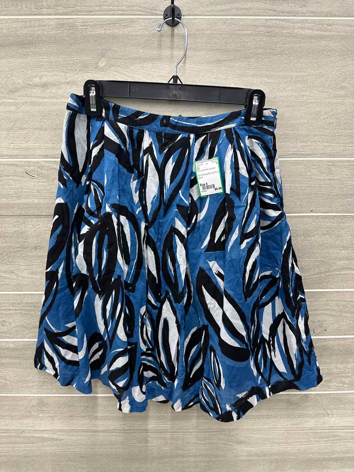 INC Size 6 Blue Womens Skirt
