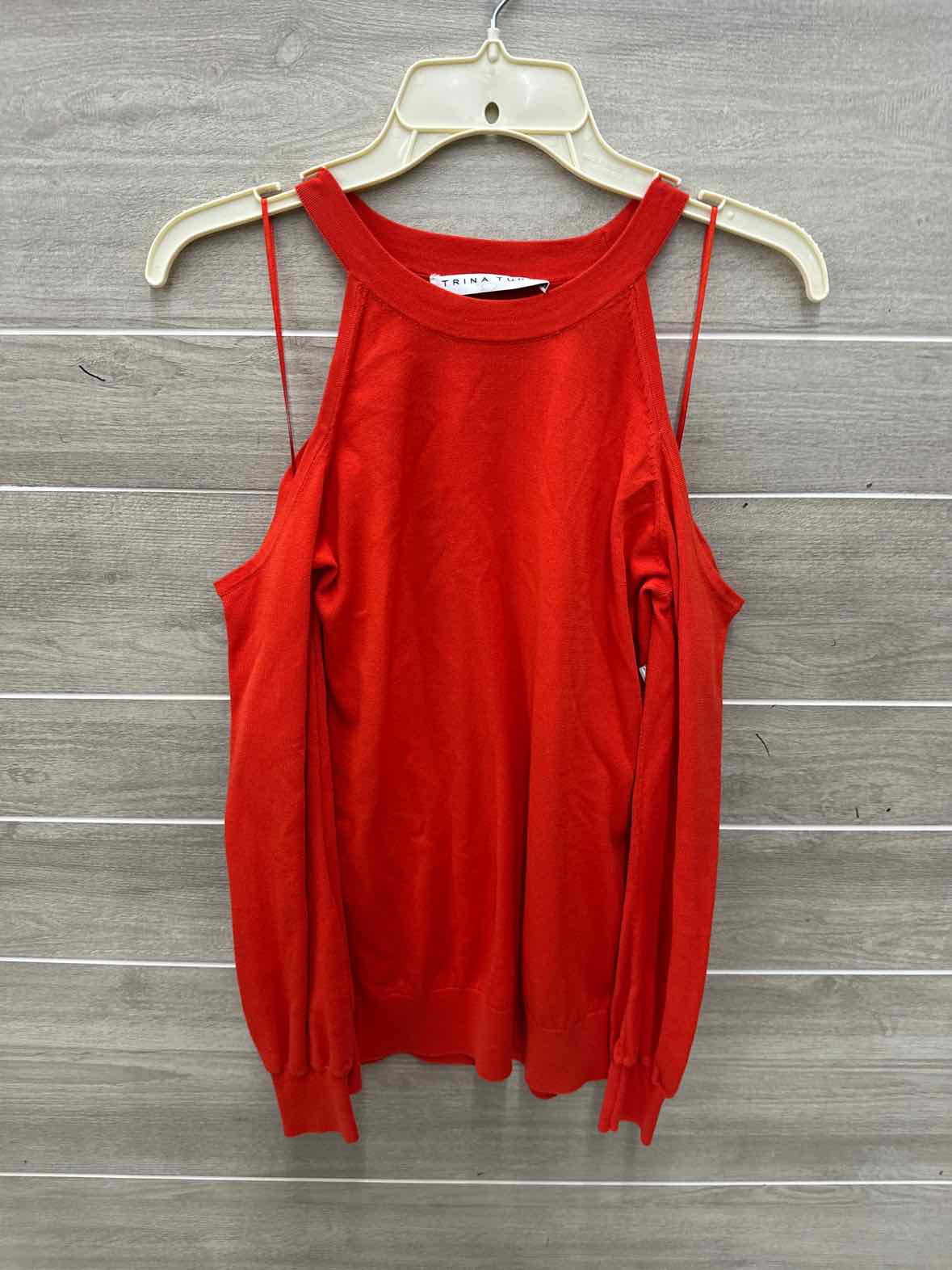 Trina Turk Orange Womens Women Size Small Shirt