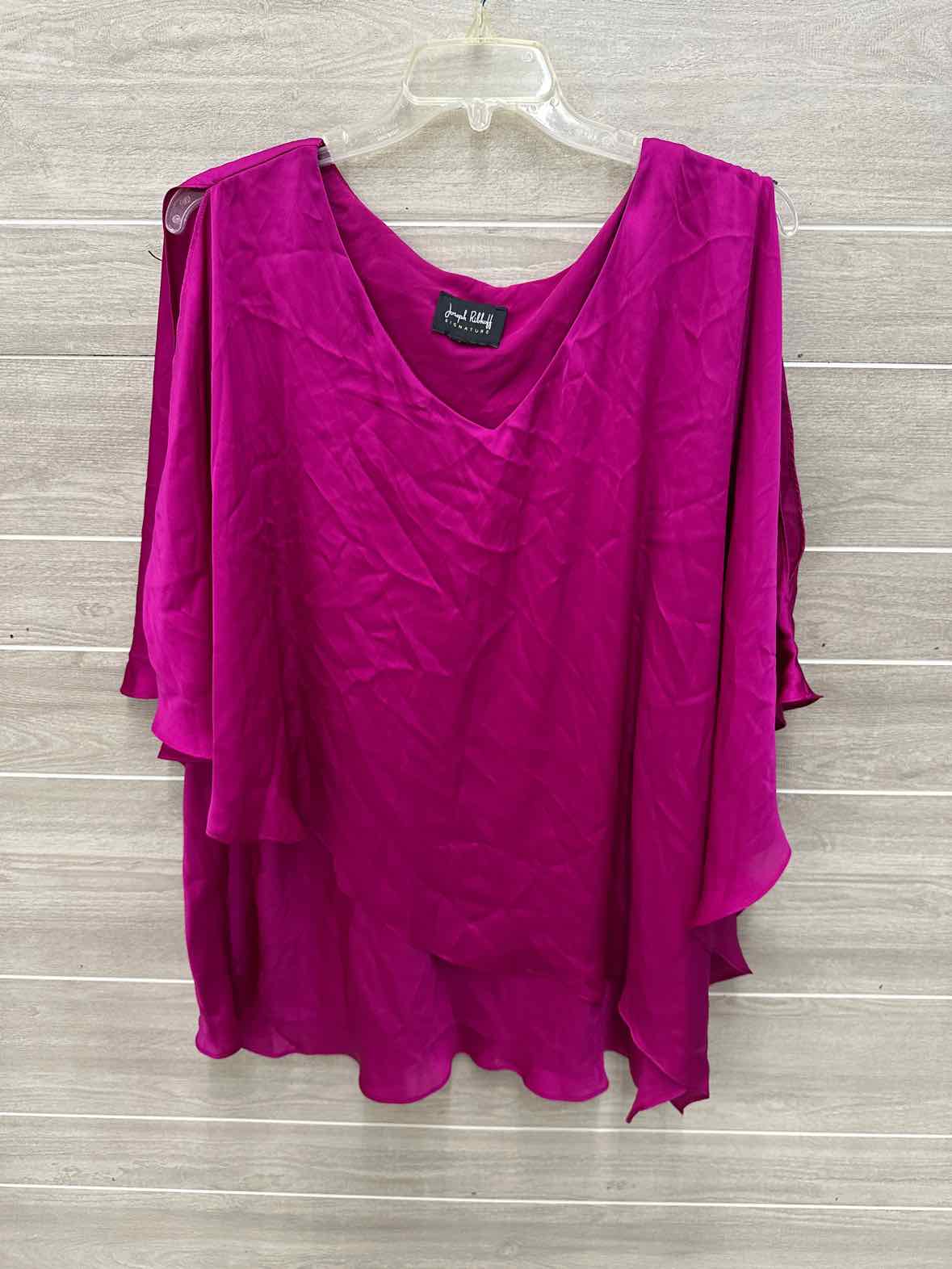 Joseph Ribkoff Size 2X Pink Womens Shirt