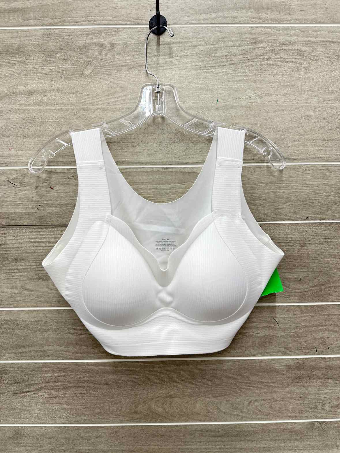 Size Plus White Plus Bra