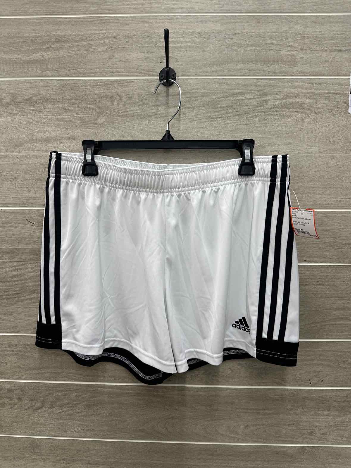 Adidas Size XL White Womens Shorts
