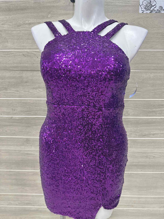 Emerald Sundae Size 10/12 Purple Womens Dress