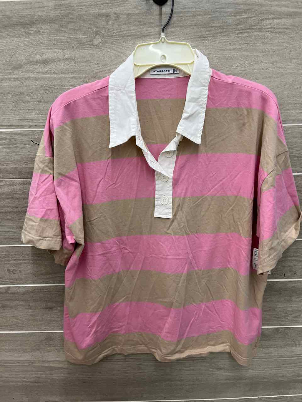 Staccato Size XL Pink Womens Shirt