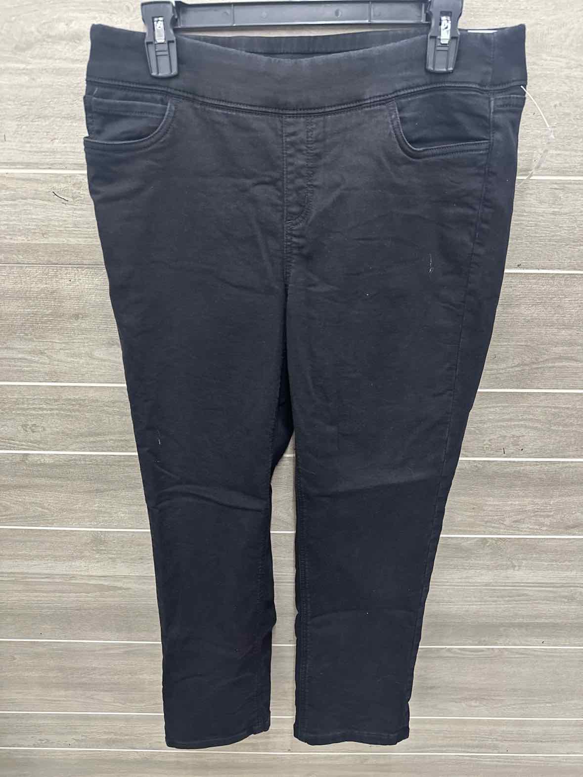 D & Co Size 12/14 Short Black Petite Pants