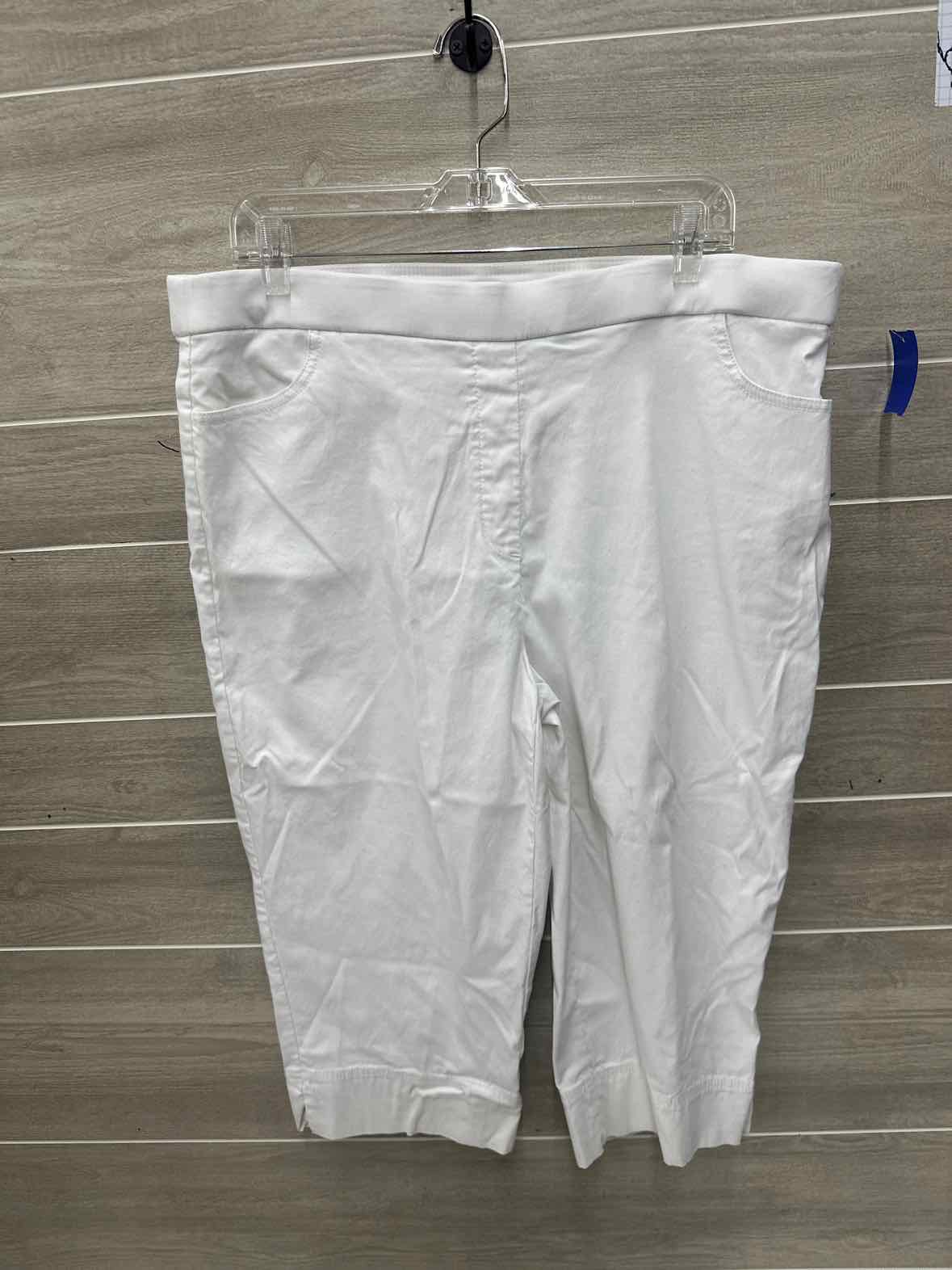 Alfred Dunner Size 16 White Plus Pants