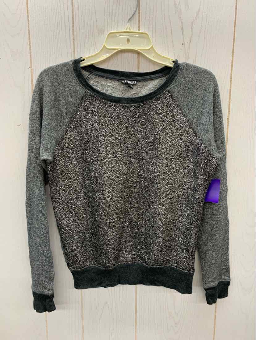 Express Gray Womens Size XS Shirt