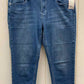 Baccini Blue Womens Size 8P Jeans
