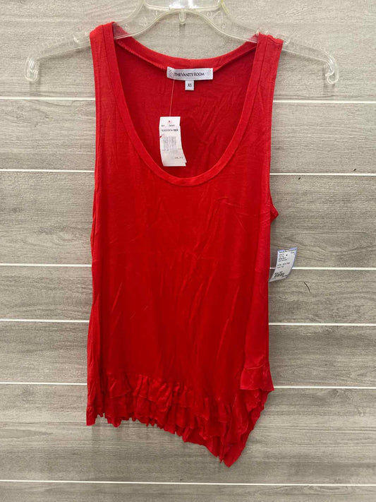 Vanity Room Red Womens Size XS Tank Top