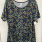 Lularoe Navy Womens Size 3X Shirt