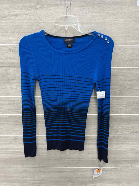 Liz Claiborne Size S Blue Womens Shirt