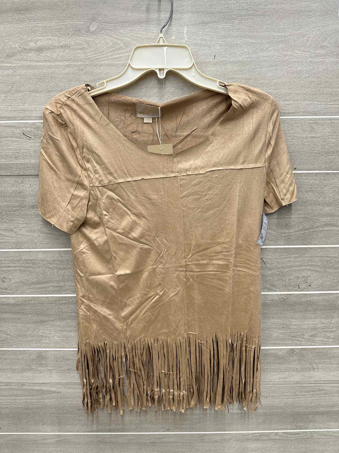 Size S Tan Womens Shirt