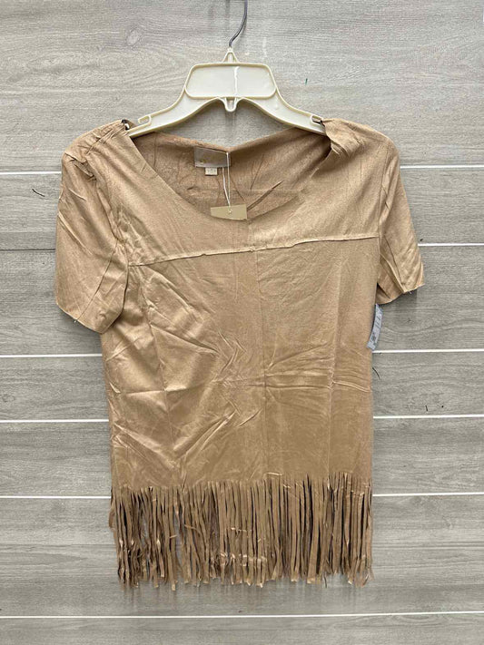 Size S Tan Womens Shirt