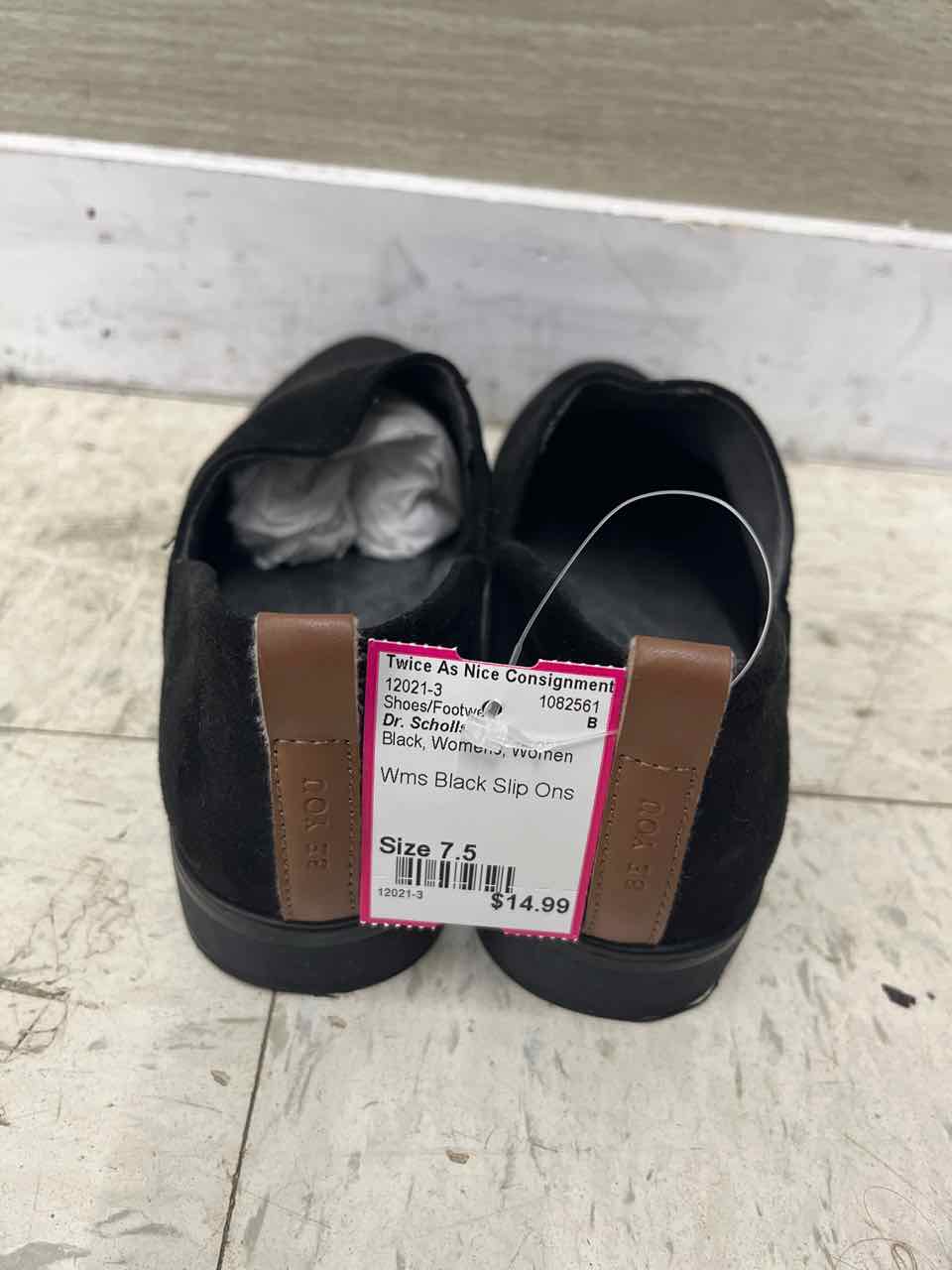 Dr. Scholls US Shoe Size 7.5 Black Womens Shoes/Footwear