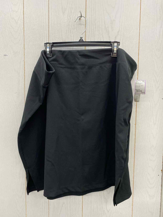 Maurices Black Womens Size 3X Skirt