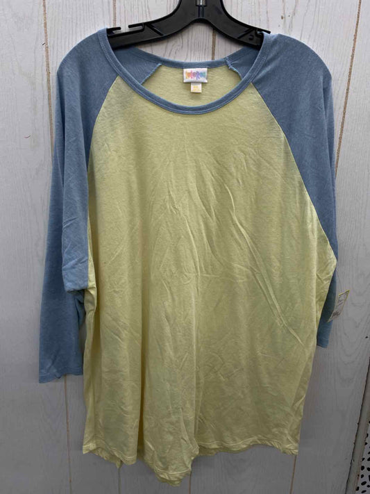 Lularoe Yellow Womens Size 3X Shirt