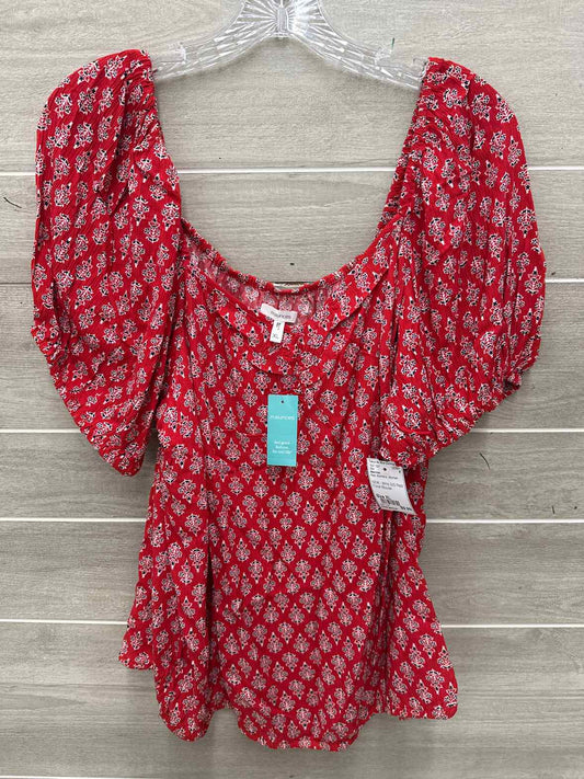 Maurices Size XL Red Womens Shirt