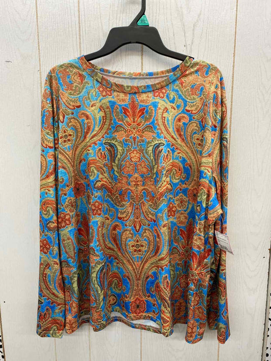 Multi-Color Womens Size 3X/4X Shirt