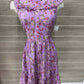 Unique Vintage Purple Womens Size 4 Dress