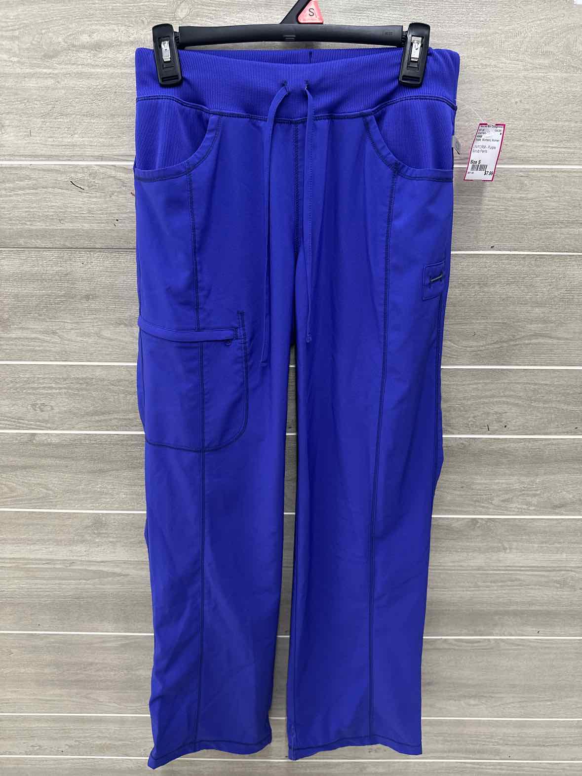 Infinity Size S Purple Womens Scrub Pants