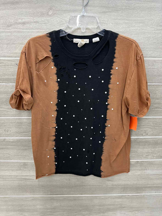 Gilded Intent Brown Womens Women Size L Shirt
