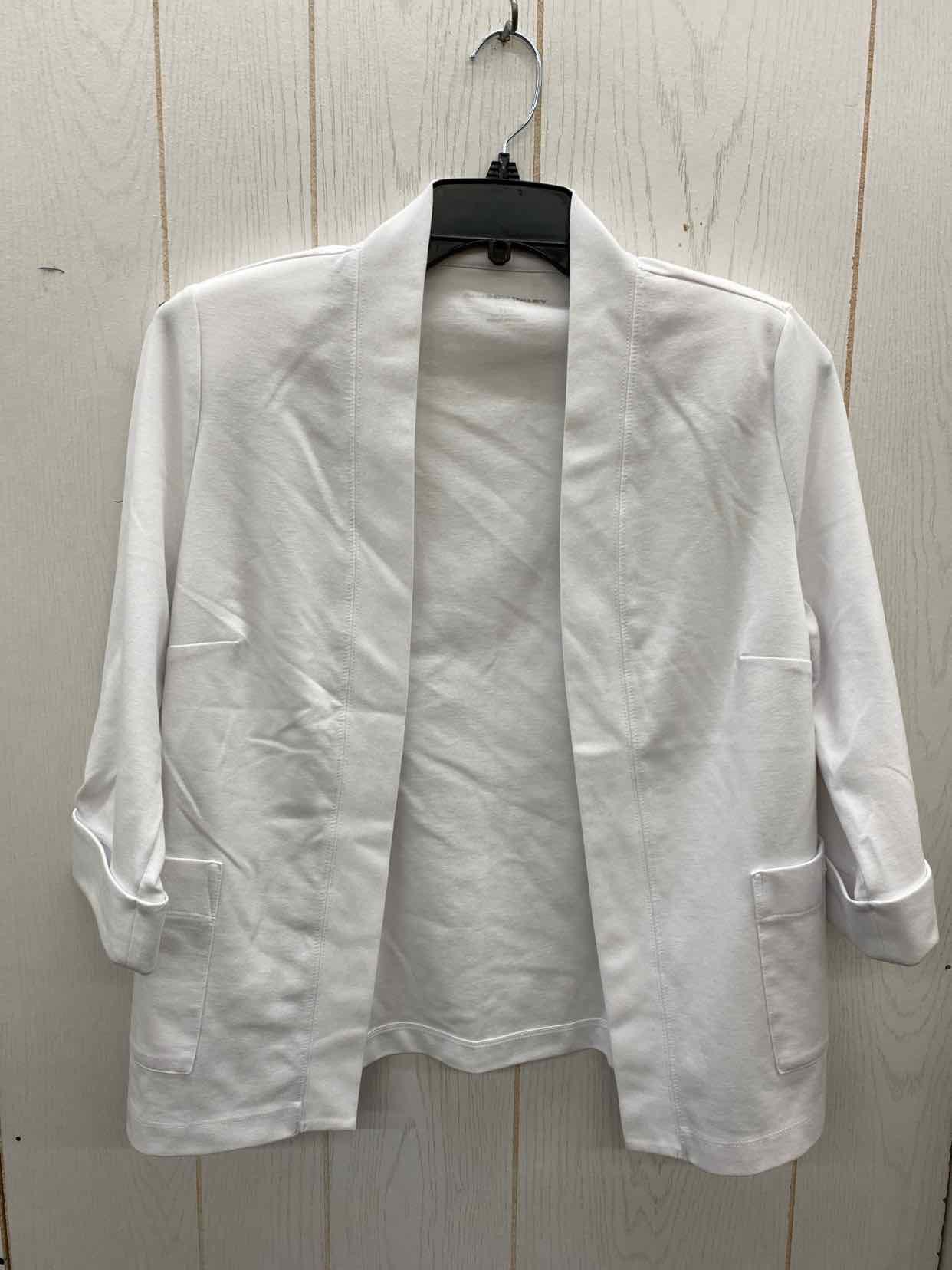 Allison Daley White Womens Size 6P Blazer