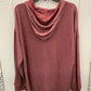 Burgundy Womens Size XL Shirt