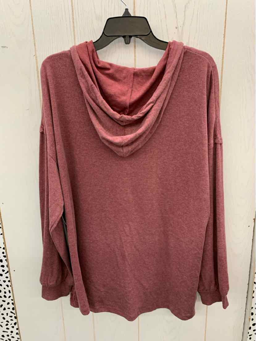 Burgundy Womens Size XL Shirt