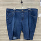Riders Size 22W Blue Plus Shorts