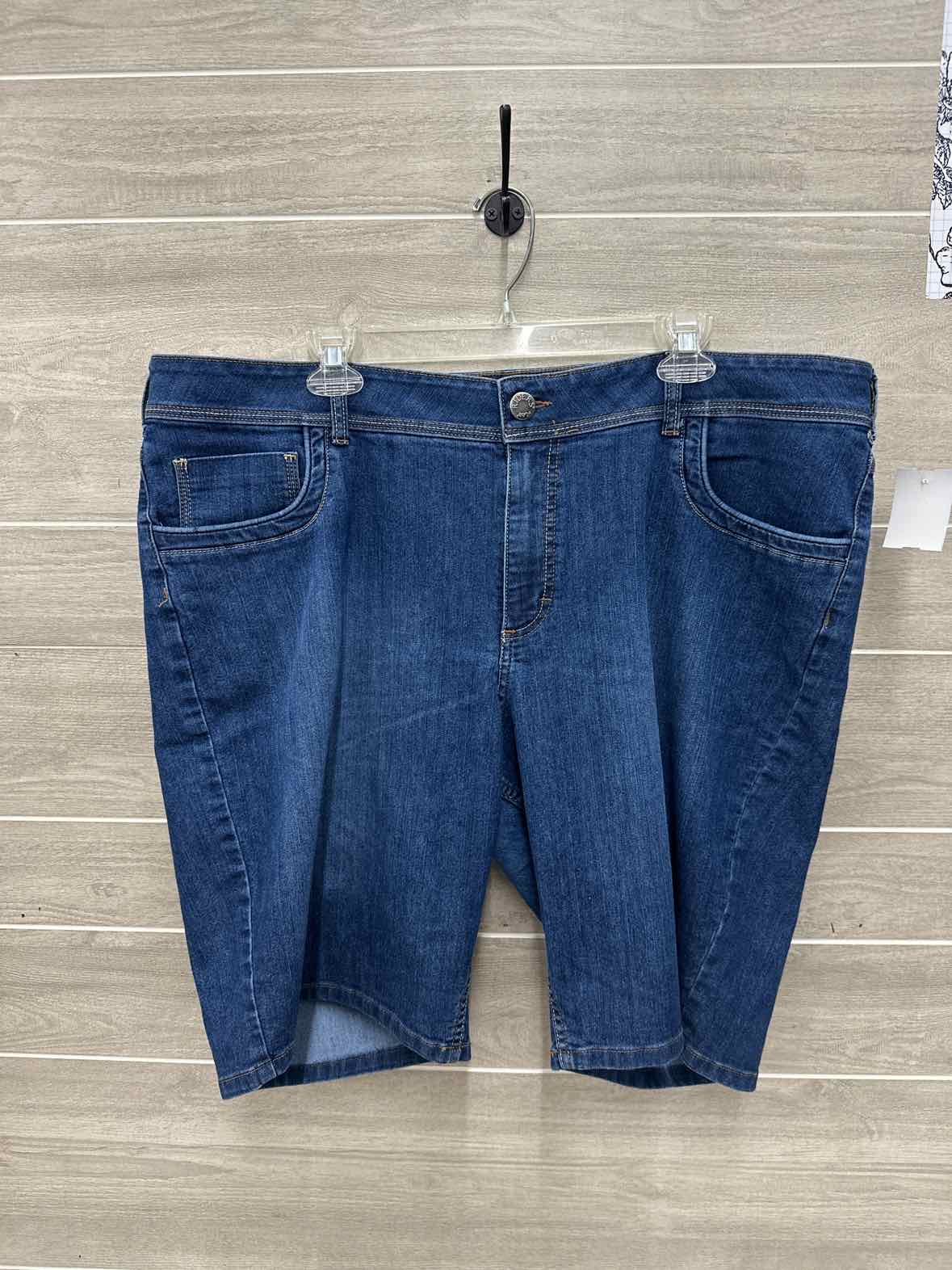 Riders Size 22W Blue Plus Shorts