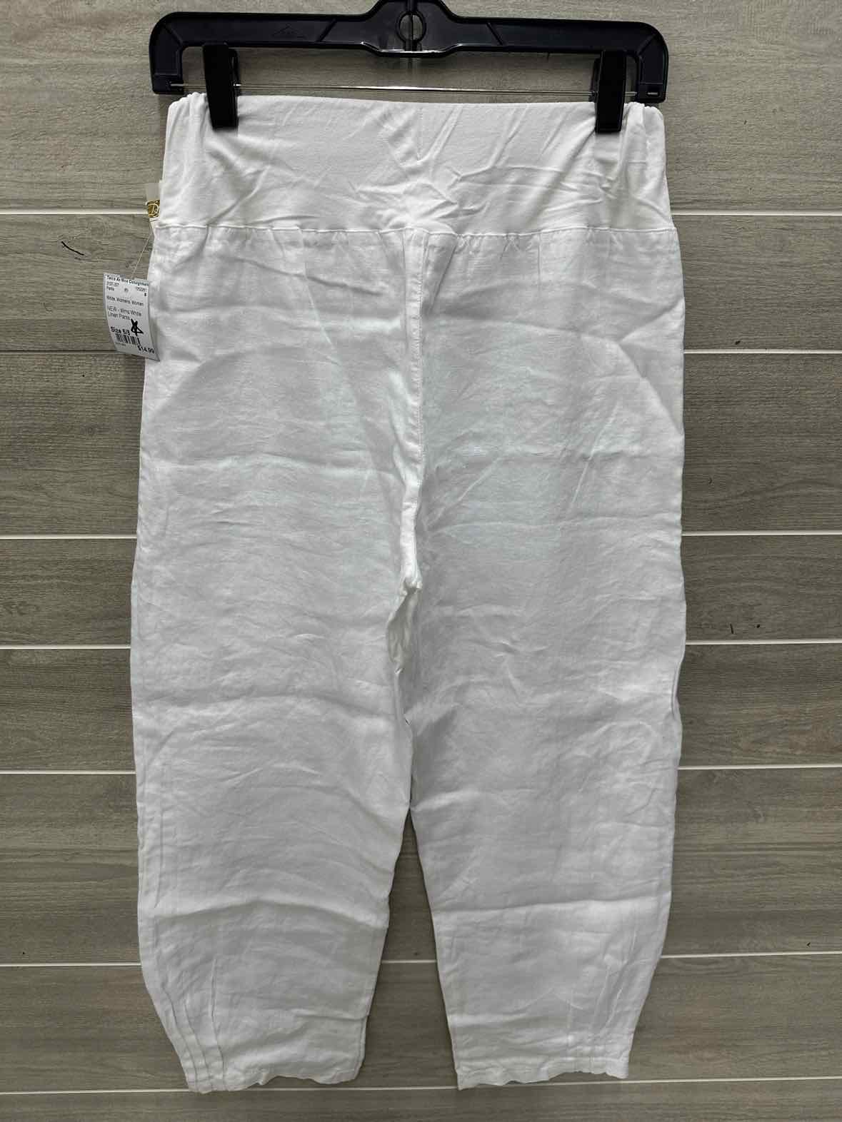 Size 6/8 White Womens Pants