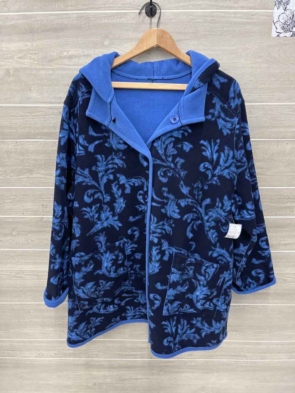 Size 1X/2X Blue Plus Jacket (Outdoor)