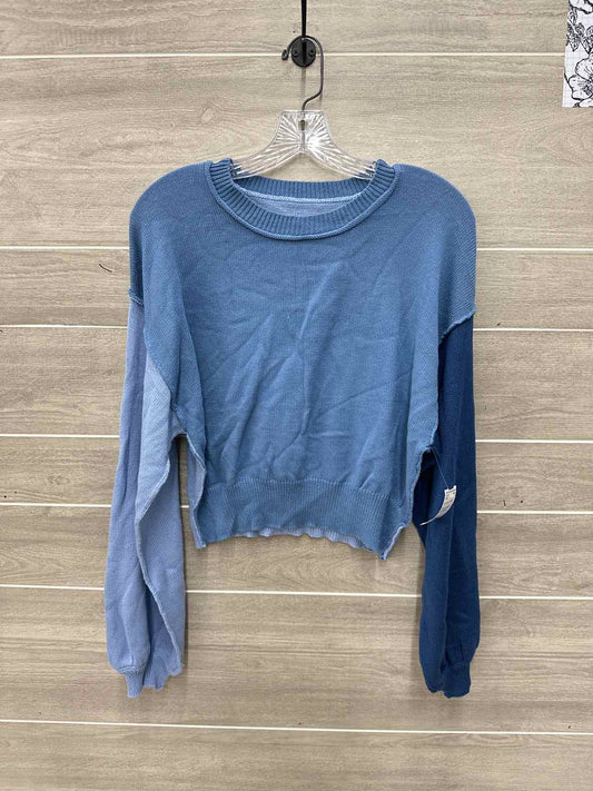 Blue Womens Women Size M Sweater