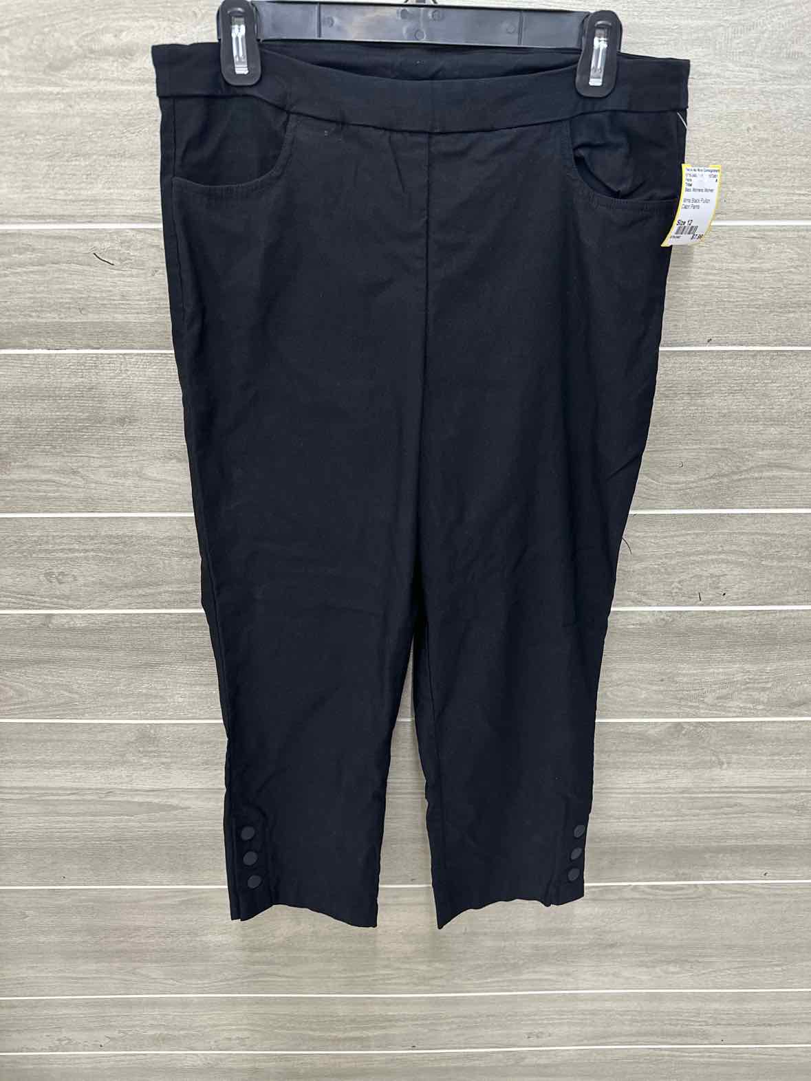 Tribal Black Womens Women Size 12 Pants