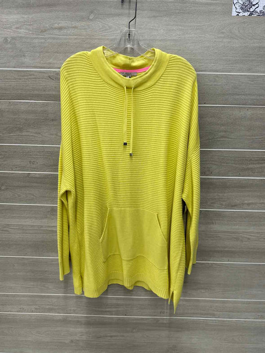 Isaac Mizrahi Size 2X Yellow Plus Sweater