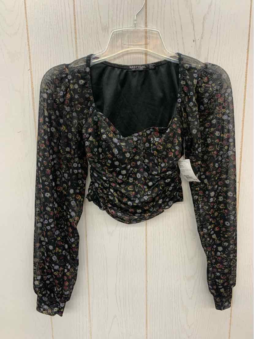 Nasty Gal Black Junior Size XS Shirt