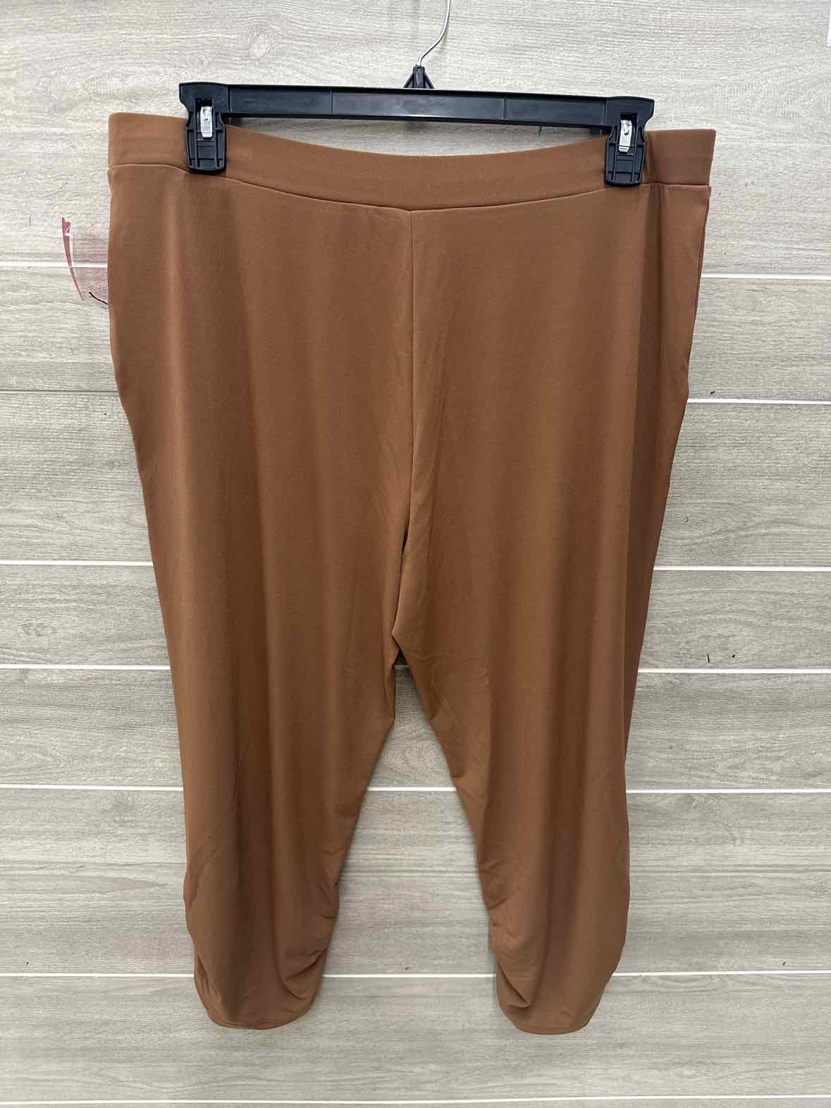 Susan Graver Size 14/16 Brown Womens Pants