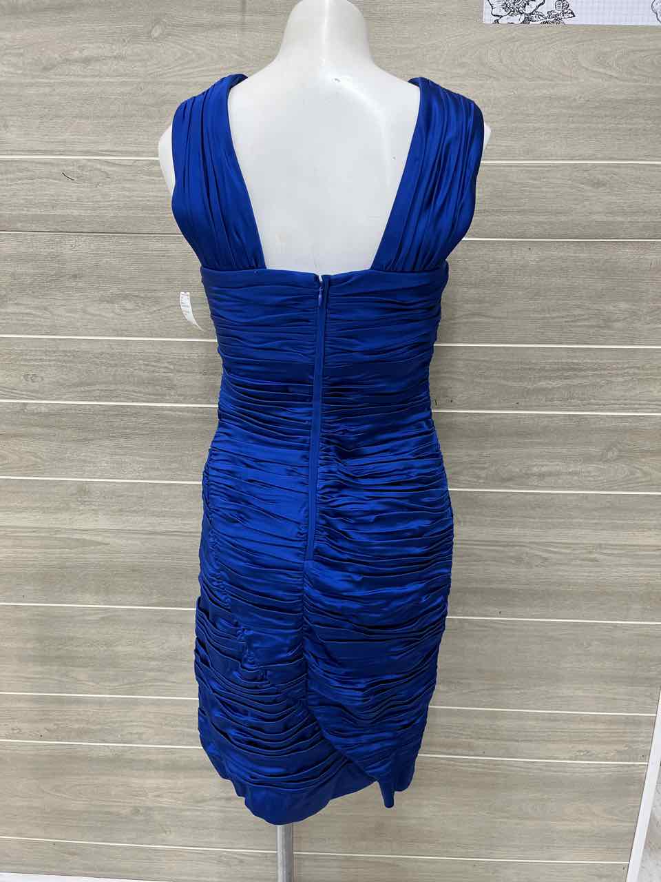 Calvin Klein Size 8 Blue Womens Dress