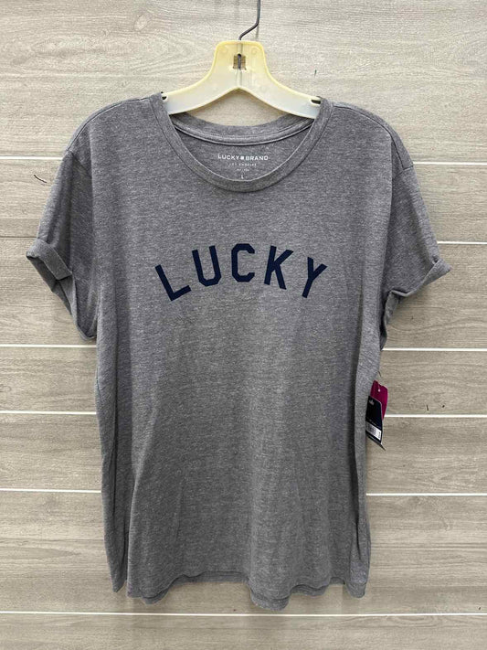 Lucky Size L Gray Womens Shirt