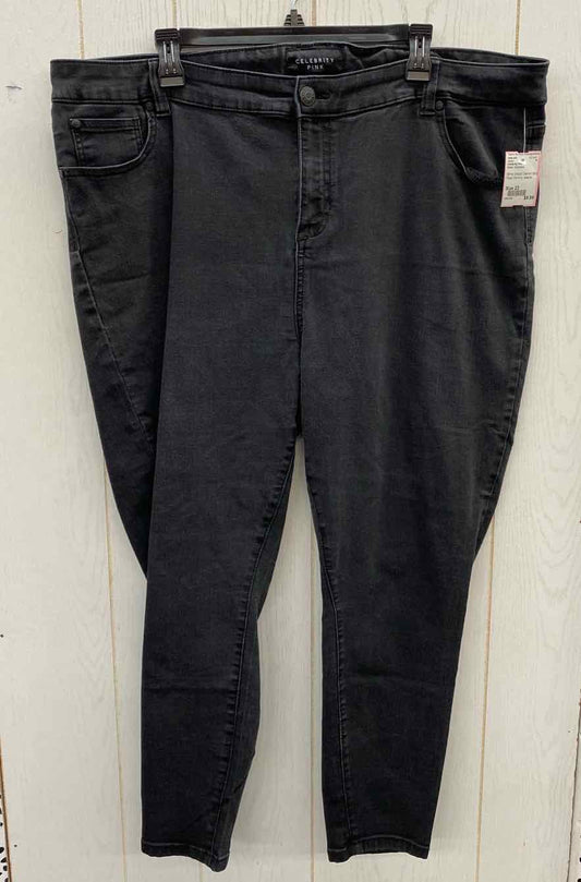 Celebrity Pink Black Womens Size 22 Jeans