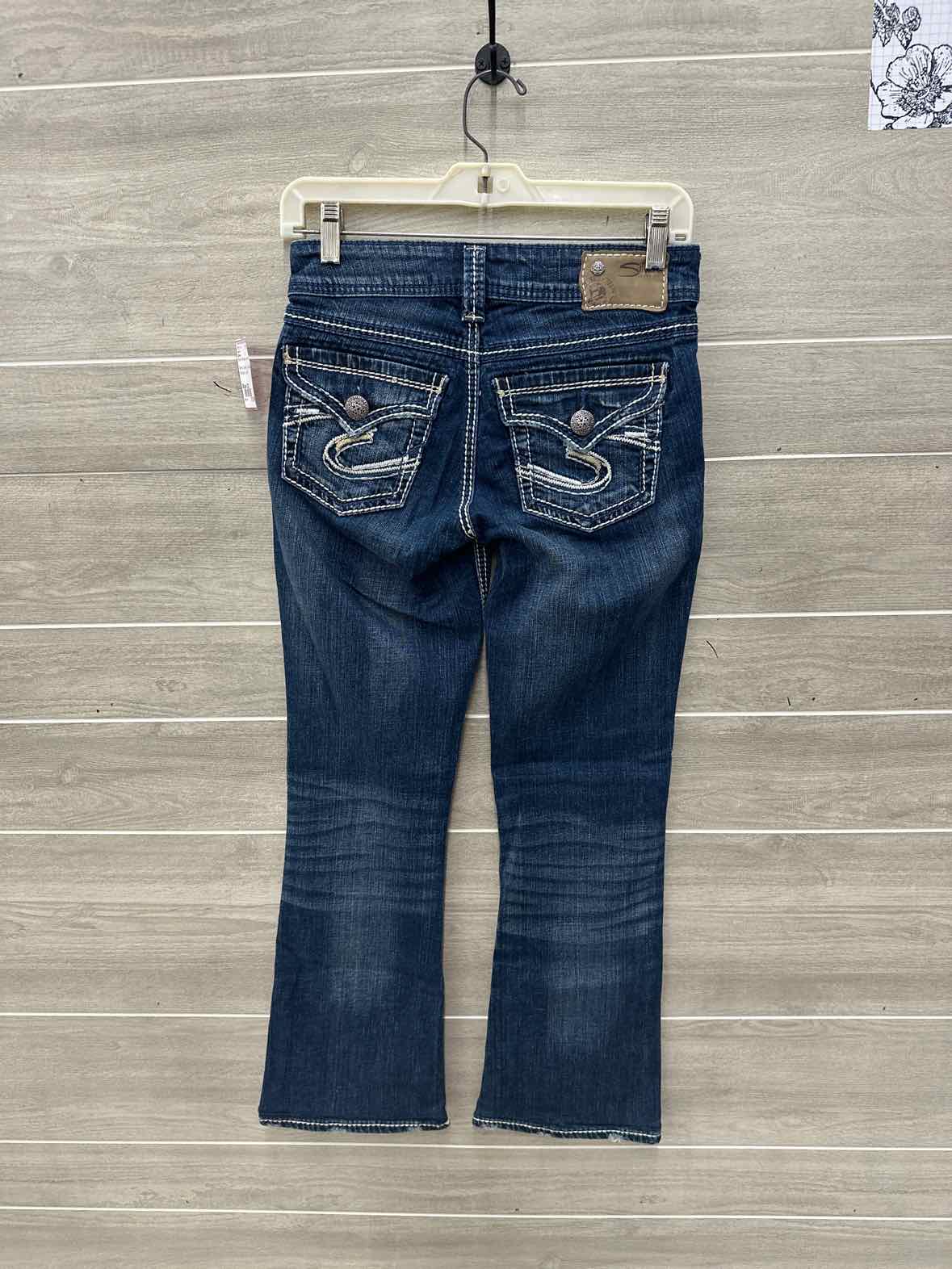 Silver Size 0/2 Blue Womens Jeans